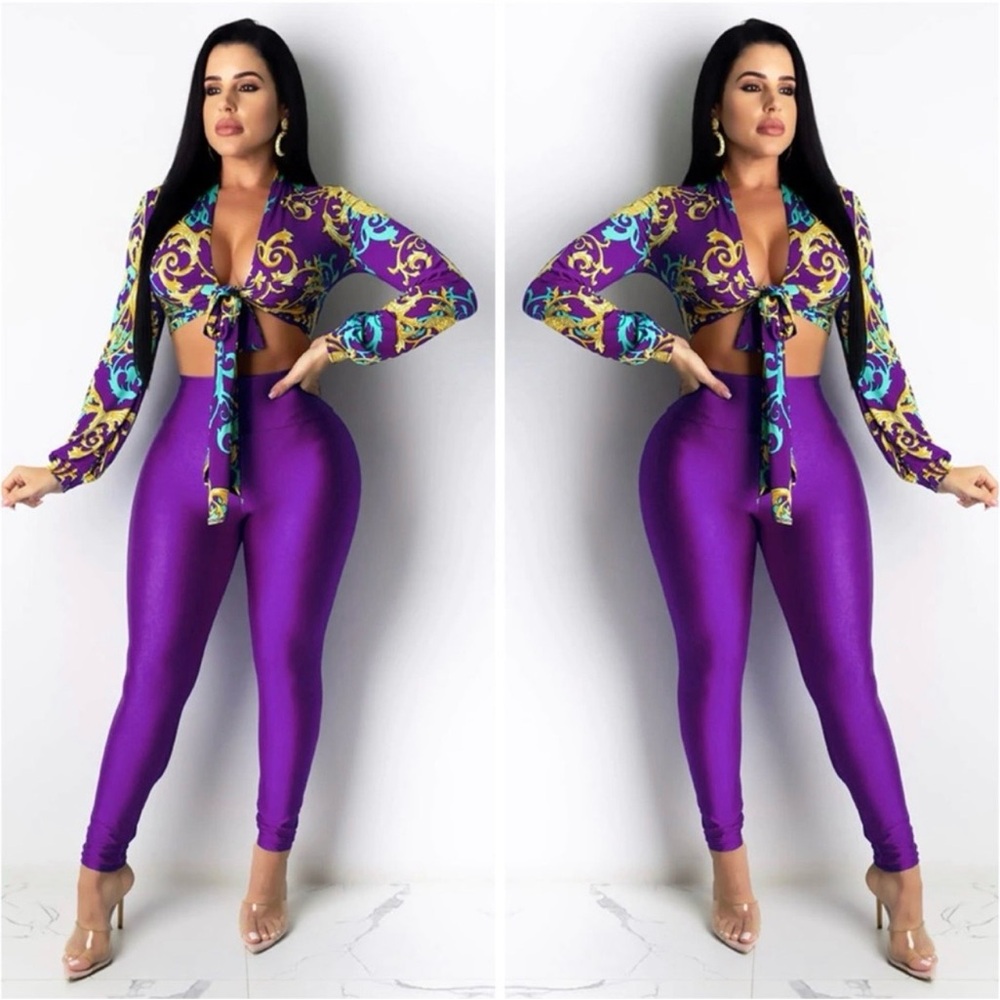 Vibrant Purple Jumpsuit